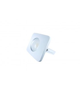 LED Floodlight 10W 4000K 900lm Matt White IP65 - 1