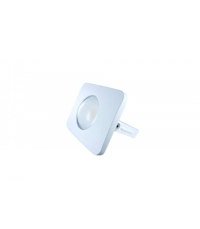 LED Floodlight 10W 4000K 900lm Matt White IP65 - 1