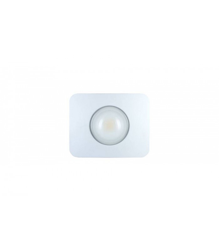 LED Floodlight 10W 4000K 900lm Matt White IP65 - 2