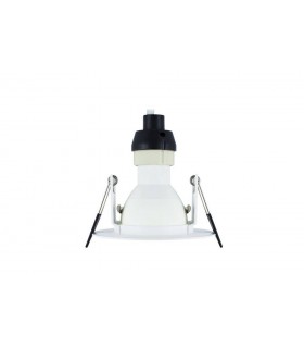 LED IP65 Fire Rated Downlight Recessed Spotlight GU10 Holder Matt White IP65 - 2