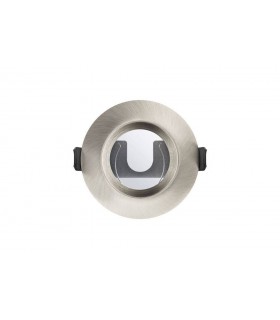 LED Fire Rated Downlight Recessed Satin Nickel GU10 Holder Satin Nickel IP65 - 2