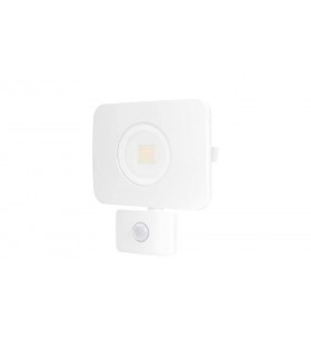LED Floodlight 30W 3000K 2700lm PIR Sensor / Override Matt White IP64 - 1