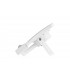 LED Floodlight 50W 3000K 4500lm PIR Sensor / Override Matt White IP64 - 3