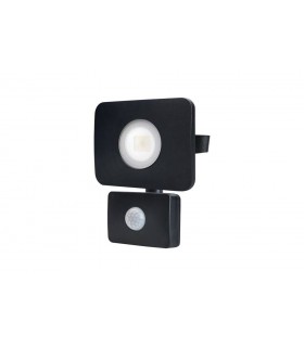 LED Floodlight 20W 3000K 1800lm PIR Sensor / Override Matt Black IP64 - 1