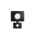 LED Floodlight 20W 3000K 1800lm PIR Sensor / Override Matt Black IP64 - 3