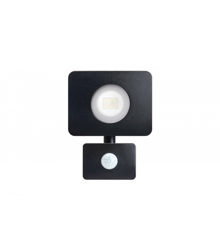 LED Floodlight 20W 3000K 1800lm PIR Sensor / Override Matt Black IP64 - 3