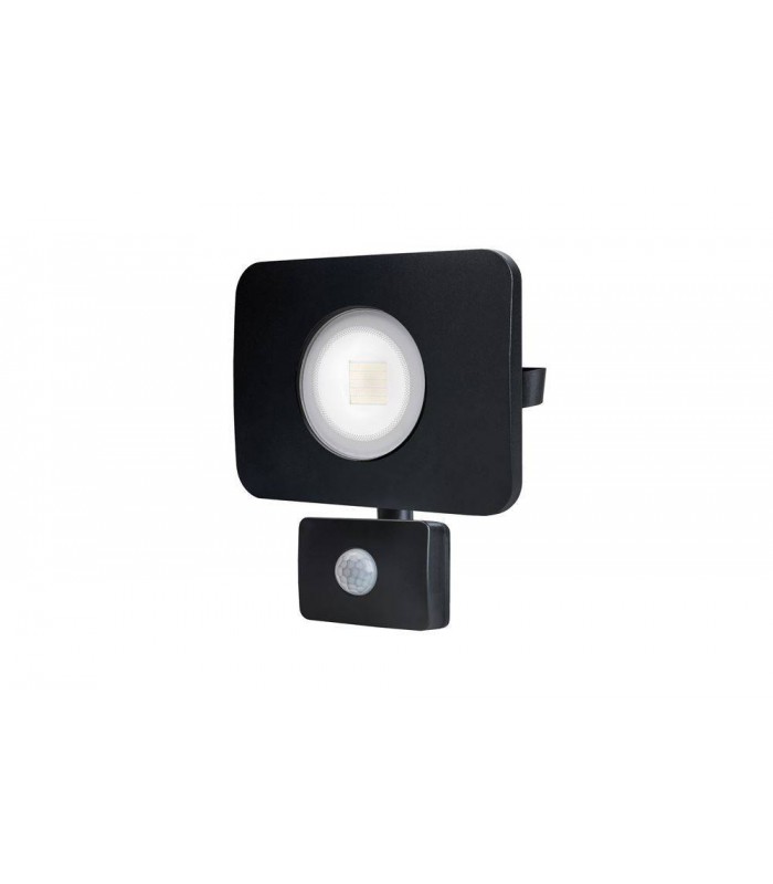 LED Floodlight 30W 3000K 2700lm PIR Sensor / Override Matt Black IP64 - 1