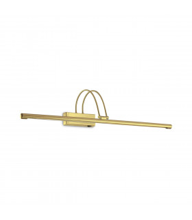 Bow  LED Large Picture Wall Light Satin gold