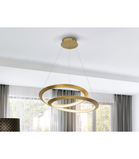Eternity Integrated LED Pendant Ceiling Light Gold 3000K-1