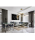 Eternity Integrated LED Pendant Ceiling Light Gold 3000K-2