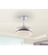 Vento Mini Ceiling Fan Matt White And Bronze 3000-6000K Remote Control-2