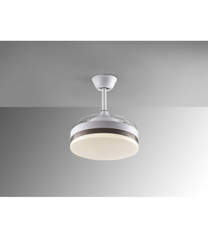 Vento Mini Ceiling Fan Matt White And Bronze 3000-6000K Remote Control-6