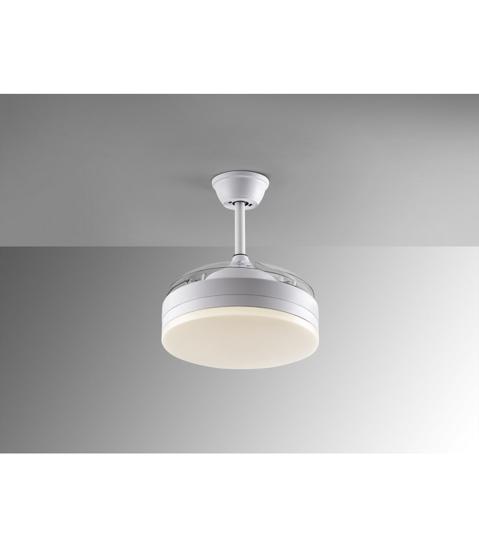 Vento Mini Ceiling Fan Matt White 3000-6000K Remote Control-6