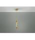 Twist Integrated LED Pendant Ceiling Light Brushed Gold 3000K-4