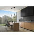 Twist Integrated LED Pendant Ceiling Light Matt Black 3000K-2