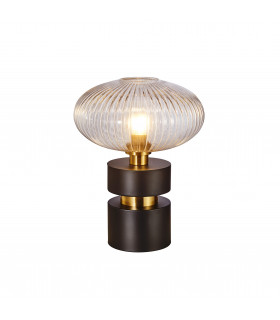 Norma Globe Table Lamp Black E27-1
