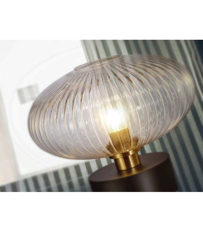 Norma Globe Table Lamp Black E27-4