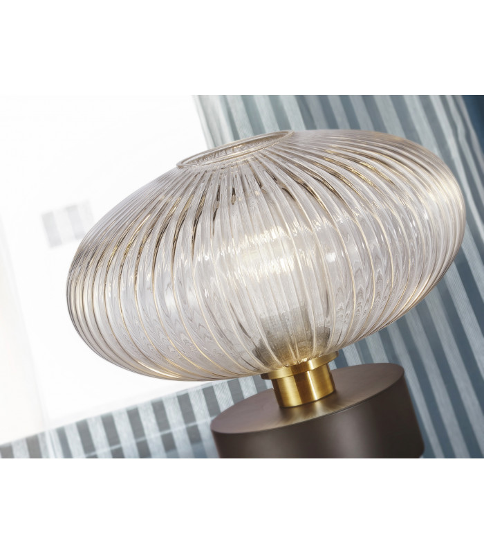 Norma Globe Table Lamp Black E27-5