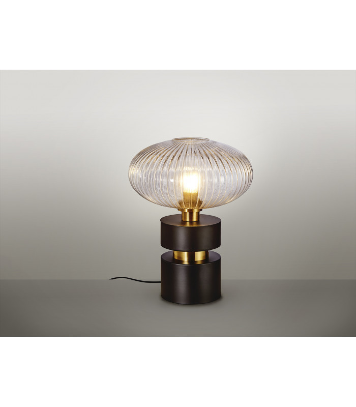 Norma Globe Table Lamp Black E27-6