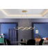 Dido Bar Pendant Ceiling Light Shiny Gold 3000K