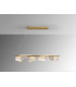 Velas Bar Pendant Ceiling Light Matt Gold 3000K-6