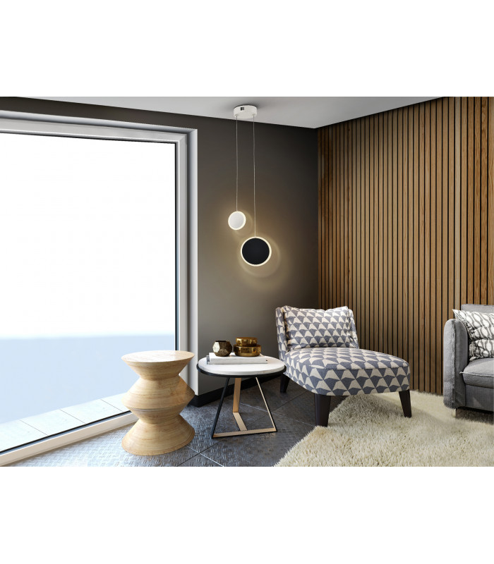 Duo Integrated LED Pendant Ceiling Light White 3000K-3