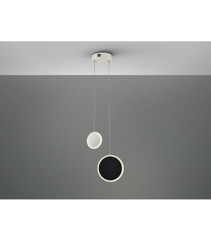 Duo Integrated LED Pendant Ceiling Light White 3000K-4