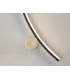 Smile Integrated LED Wall Lamp Matt Black 3000K-3