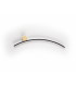 Smile Integrated LED Wall Lamp Matt Black 3000K-6