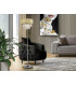 Tiara Glass Floor Lamp 3 Light Chrome G9-1
