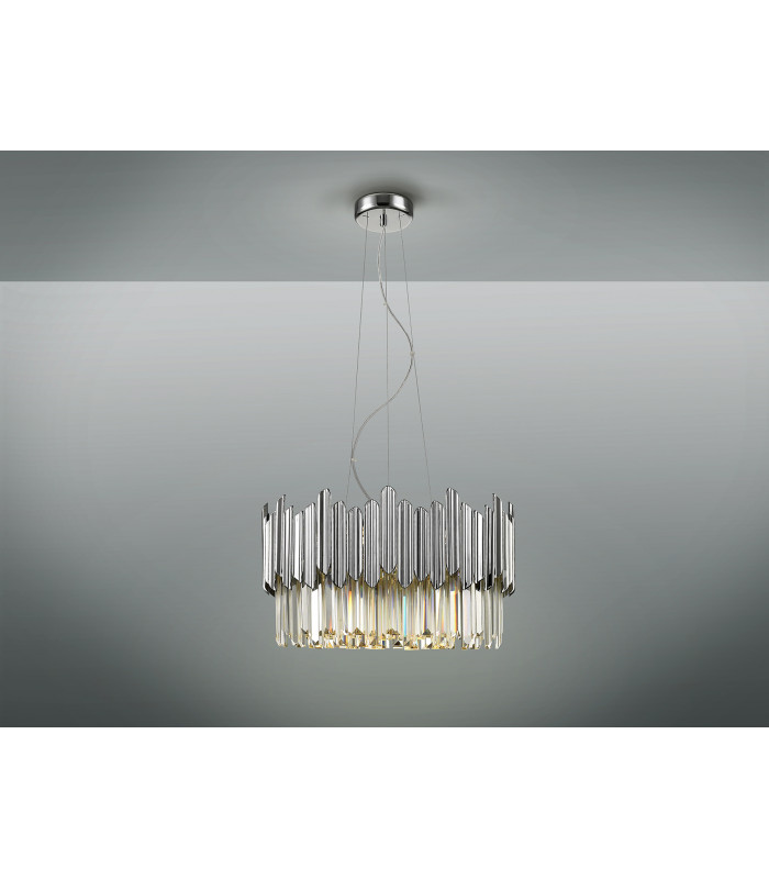 Tiara Pendant Ceiling Light 6 Light Chrome G9-4