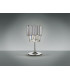 Tiara Glass Table Lamp Chrome G9-4