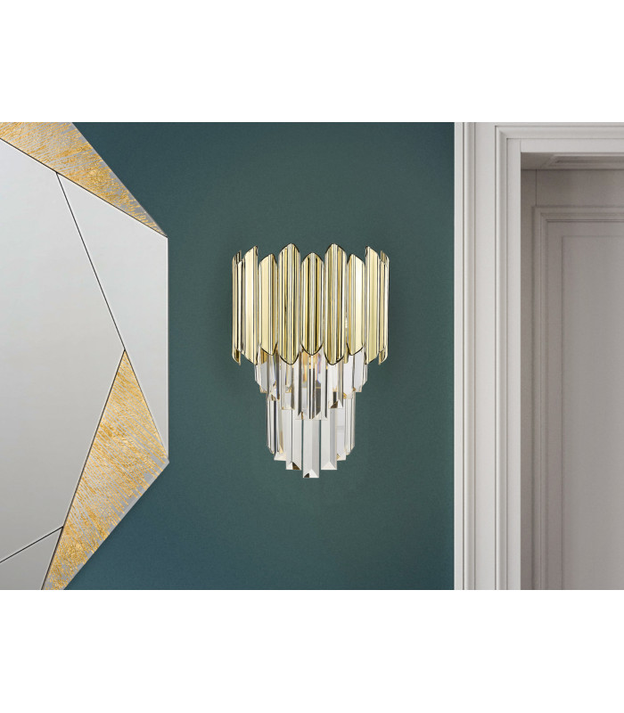 Tiara Wall Lamp Chrome G9-1