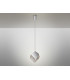Priscila Integrated LED Pendant Ceiling Light Chrome Textured G9-4