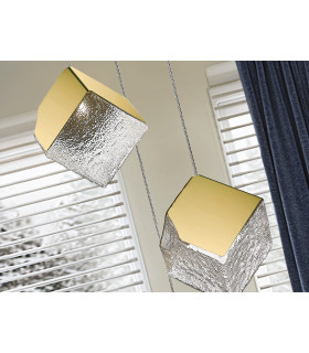 Priscila Cluster Pendant Ceiling Light 4 Light Golden Textured G9-2