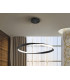 Altair Integrated LED Pendant Ceiling Light Matt Black 4000K-1
