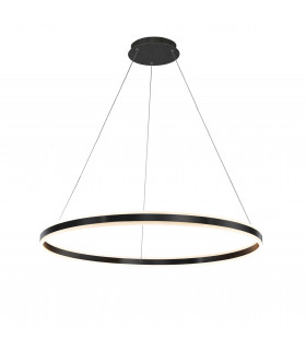 Helia Integrated LED Pendant Ceiling Light Matt Black 3000K-1
