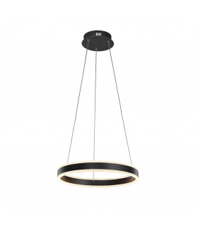 Helia Integrated LED Pendant Ceiling Light Matt Black 3000K-1