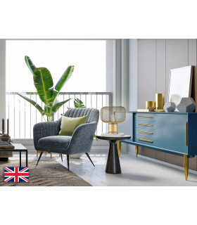 Osiris Globe Table Lamp Gold Paint E27-2