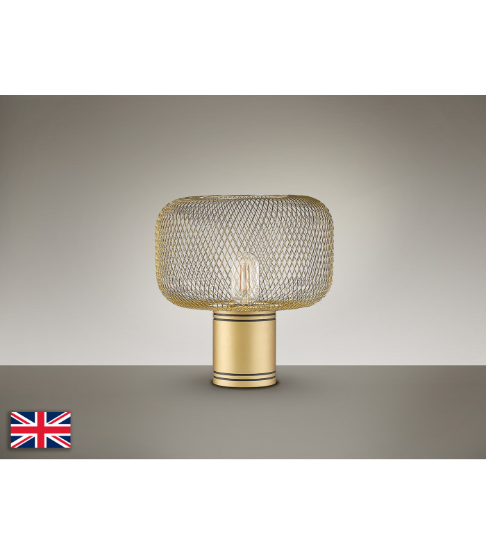 Osiris Globe Table Lamp Gold Paint E27-4