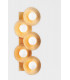 Emerald 5 Light Wall Sconce Vintage Gold Leaf-2
