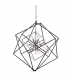Roundout 9 Light Pendant Polished Nickel-1