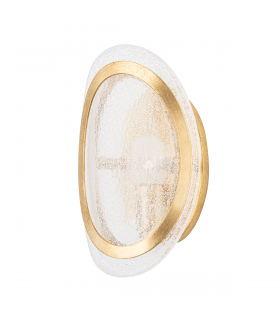 Danes 1 Light Wall Sconce Vintage Gold Leaf-1