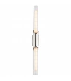 Pylon 2 Light Wall Sconce Polished Nickel
