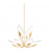 Blossom 10 Light Chandelier Gold Leaf