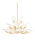 Blossom 20 Light Chandelier Gold Leaf