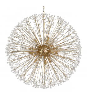 Dunkirk 16 Light Chandelier Aged Brass