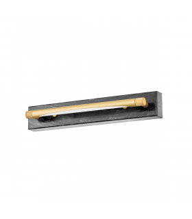 Hayden 1 Light Wall Sconce Aged Brass-1