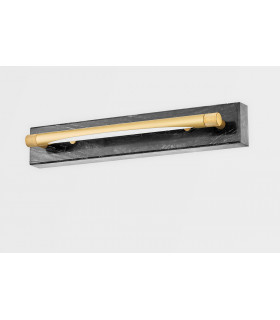 Hayden 1 Light Wall Sconce Aged Brass-2