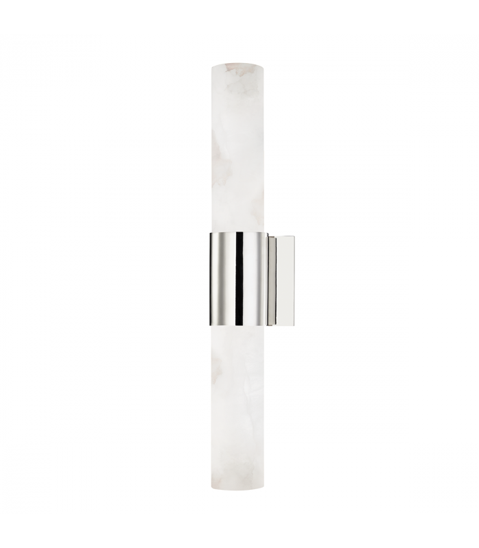 Barkley 2 Light Wall Sconce Polished Nickel